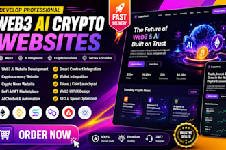 develop web3 ai cryptocurrency ai website crypto news website web3 ai website