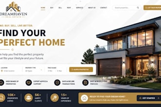 build squarespace real estate website property listing website realtor website