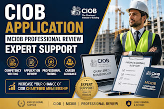 review ciob application for mciob chartered membership mrics micob