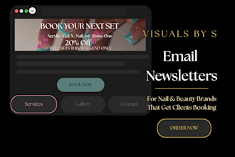 write and design professional email newsletters