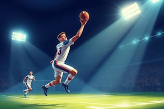 draw sport illustration football basketball nfl