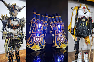 3d cosplay creation wearable cosplay armor design halloween mask 3d helmet props