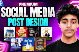 design creative instagram facebook post design and carousels