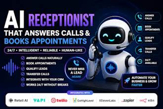 build an ai receptionist that answers calls
