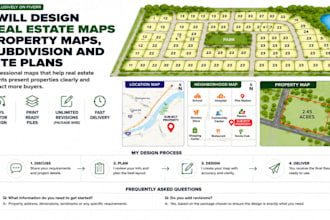 design real estate maps property maps subdivision and site plans