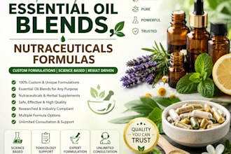 give unique essential oil blends, nutraceuticals formulas