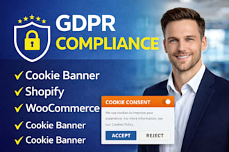 make your shopify, wordpress or woocommerce website gdpr compliant