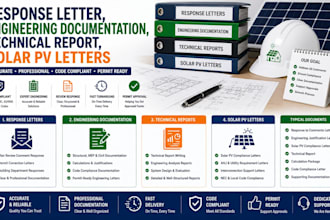 do response letter engineering documentation technical report solar pv letters