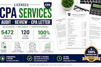be CPA audit financial, CPA US review financial statements, CPA letter