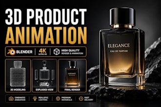 create premium 3d product visuals