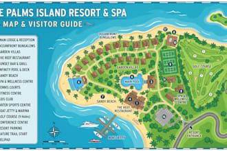 design custom rv park maps, rv resort maps and campground site plans