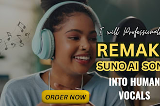 recreate your suno ai song or remake ai song as female singer female pop singer