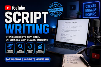 write engaging youtube scripts for faceless channels