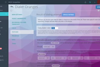 set up auto dialer, sip trunk and sip trunk providers for outgoing and incoming