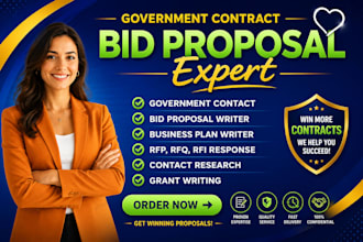 write winning government contract proposal bid rfp response rfq rfi
