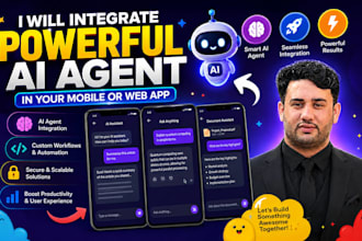 integrate ai agent chatbot and gpt in flutter or web app
