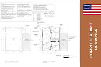 do city permit blueprints 2d floor plan adu deck home addition renovation