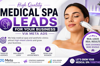 generate high quality medical spa leads for your business via meta ads