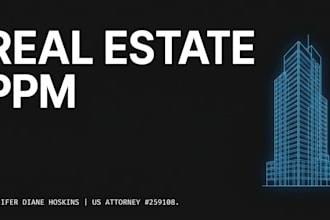 draft a professional real estate ppm for your property syndication