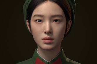 make realistic 3d metahuman characters, digital avatars, ai influencers and game