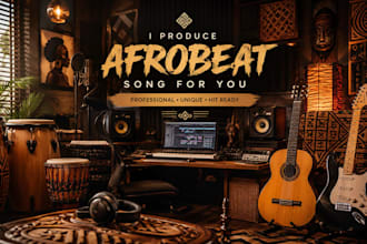 produce a professional afrobeat song for you