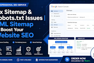fix sitemap and robots txt issuse xml sitemap to boost your website SEO