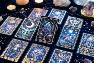 design custom card games, playing cards, tarot cards, oracle decks, board games