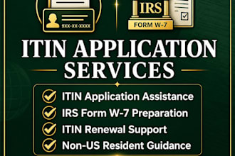 file itin application for non US residents and foreigners