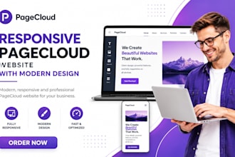 build a pagecloud website responsive website setup pagecloud clean design