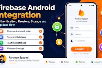 integrate firebase authentication firestore and storage in android app