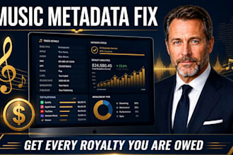 fix your music metadata and register your songs for accurate royalties