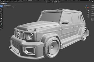 do 3d car blender car fivem car modeling and rendering for 3d printing and games