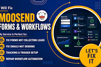 fix moosend forms tracking workflows emails not sending issues