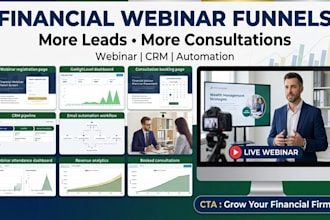 build webinar funnels for investment and accounting firms to get clients