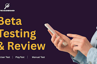 do qa testing user testing app testing game testing andriod ios website review