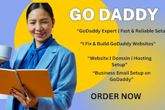build wordpress website, design, redesign, go daddy design