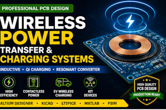 design wireless charging pcb inductive power transfer and resonant converter