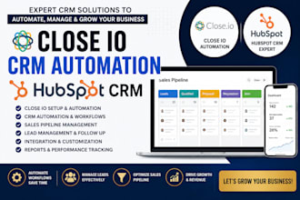 do close io crm automation hubspot crm close automation sales pipeline