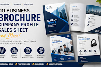 do business brochure company profile sales sheet etc