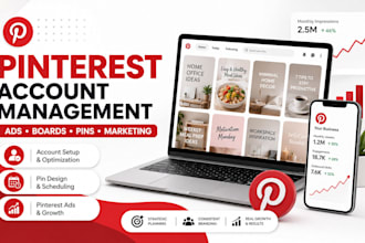 manage your pinterest account, ads, boards, pins and marketing