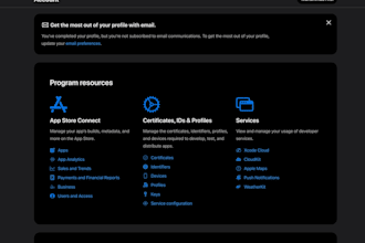 create apple developer individual and organization account