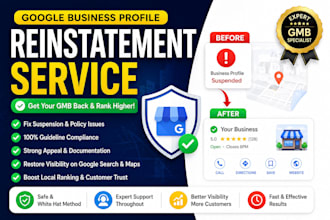 reinstate suspended google business profile recovery gmb suspension