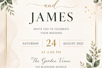 create a beautiful digital and web invitation