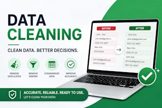 clean and format your messy spreadsheets