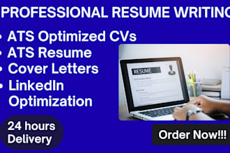 craft a professional resume, cover letter and linkedin profile