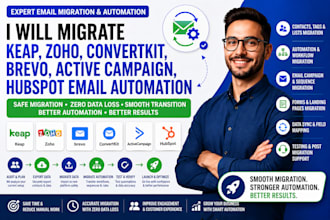 migrate keap zoho converterkit activecampaign brevo hubspot CRM email automation