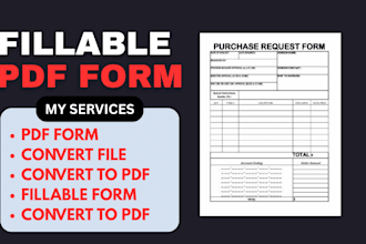 design fillable pdf forms, interactive pdf digital forms with attractive layout
