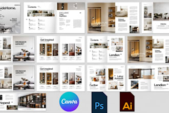design product catalog spec book katalog for home decor interior furniture