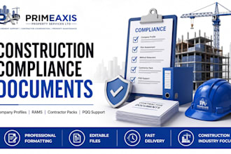 contractor profiles pqq documents and tender support packs