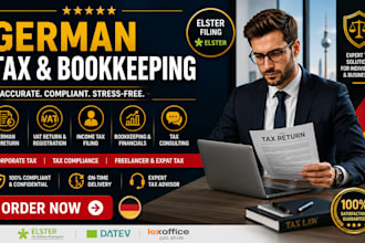 do german tax return vat return bookkeeping and tax consulting elster filing